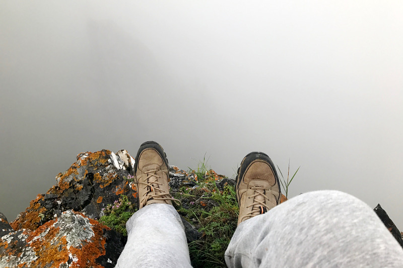 Over the precipice
