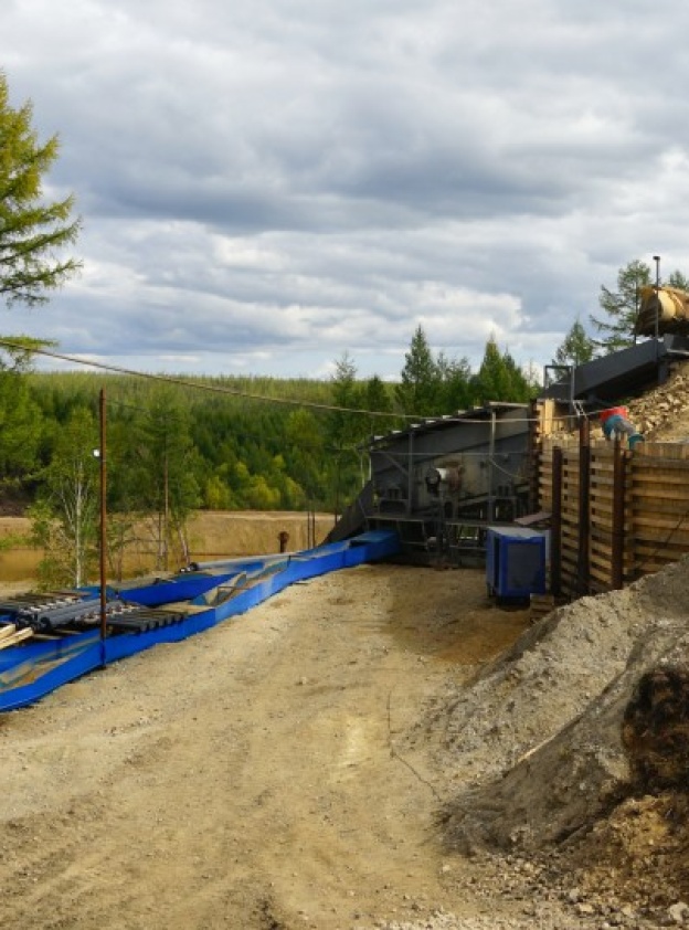 A unique development of a washing and sorting complex for the extraction of hard-to-enrich gold